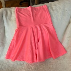 BRAND NEW American Apparel skirt - high waisted - fluorescent orange - stretch